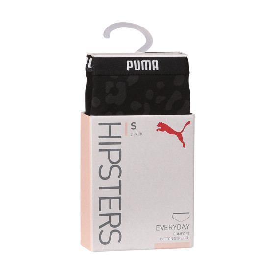 2PACK cuecas para mulher Puma preto (701226222 001)