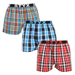 3PACK Boxers para homem Styx desporto elástico multicolorido (3B103436)