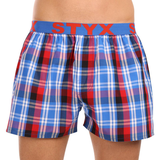 3PACK Boxers para homem Styx desporto elástico multicolorido (3B103739)