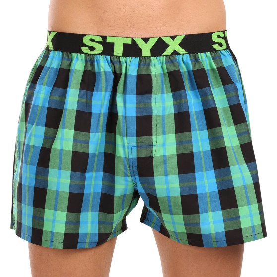 3PACK Boxers para homem Styx desporto elástico multicolorido (3B103739)