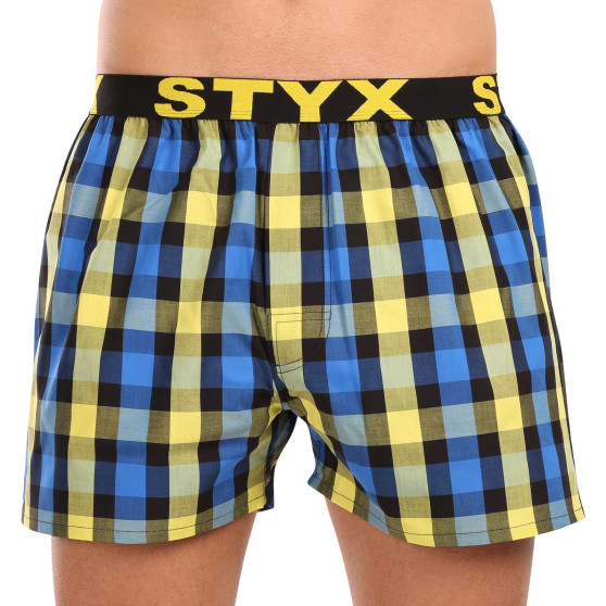 3PACK Boxers para homem Styx desporto elástico multicolorido (3B103739)