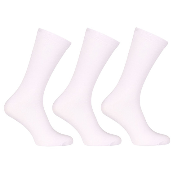 3PACK meias Nedeto high bambu branco (3PBV02)