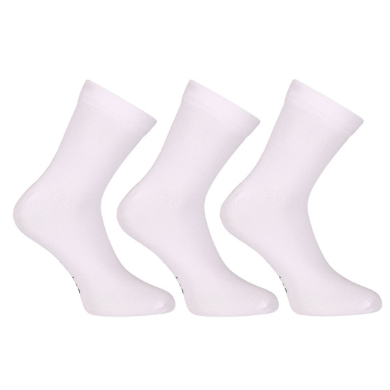 3PACK Nedeto meias ankle socks bamboo white (3PBK02)