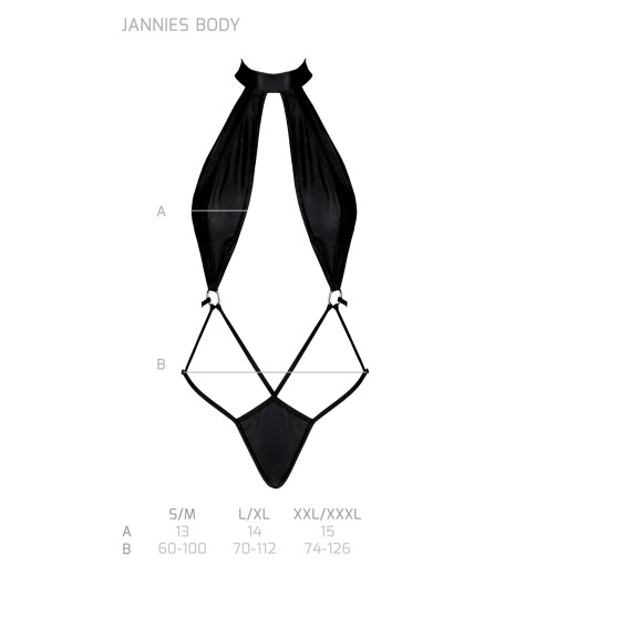 Corpo de mulher Passion preto (Jannies body)