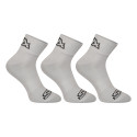 3PACK meias Styx ankle grey (3HK1062)