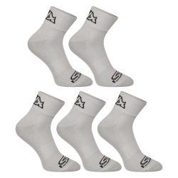 5PACK meias Styx ankle grey (5HK1062)