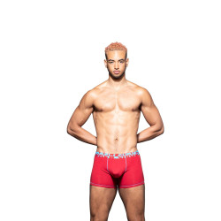 Andrew Christian Calções boxer para homem vermelho ALMOST NAKED (93019-RED)