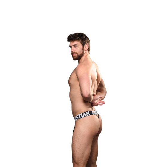 Andrew Christian Tanga para homem preta ALMOST NAKED (93035-BLK)