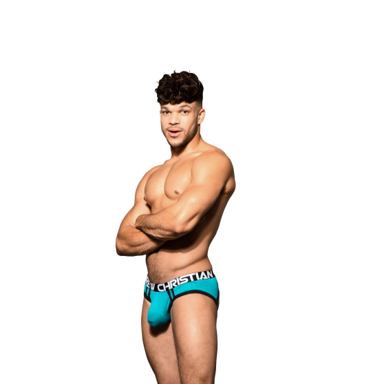 Andrew Christian Calções para homem azul SHOW-IT (93091-TEAL)