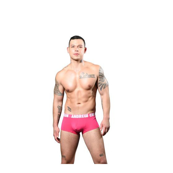 Andrew Christian Calções boxer rosa para homem ALMOST NAKED (93202-FUS)