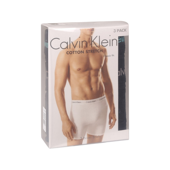 3PACK Boxers para homem Calvin Klein preto (NB1770A-MXT)