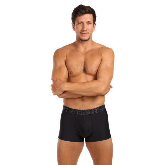 3PACK Boxers para homem Under Armour preto (1383882 001)