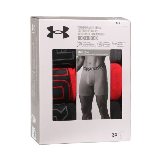 3PACK Boxers para homem Under Armour multicolorido (1383889 025)