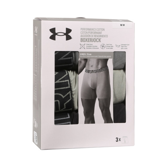 3PACK Boxers para homem Under Armour multicolorido (1383889 709)