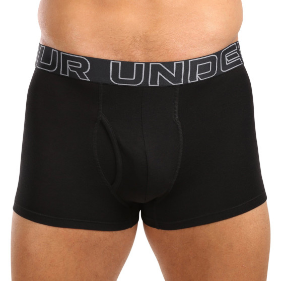 3PACK Boxers para homem Under Armour preto (1383891 001)