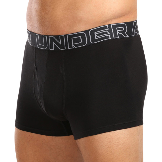 3PACK Boxers para homem Under Armour preto (1383891 001)