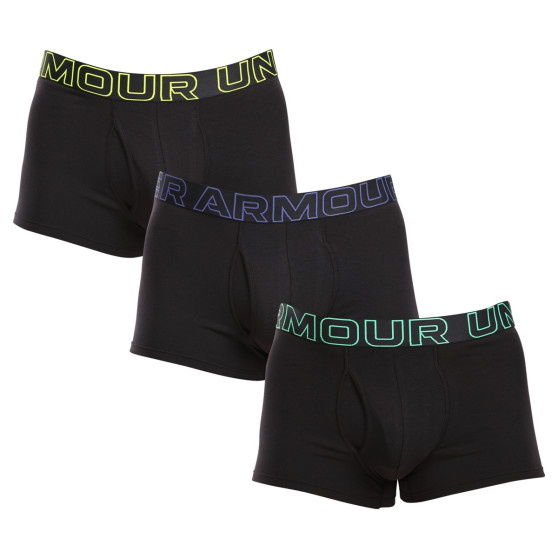 3PACK Boxers para homem Under Armour preto (1383891 002)