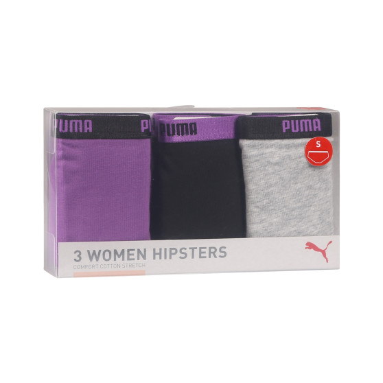 3PACK cuecas para mulher Puma multicolorido (503007001 004)