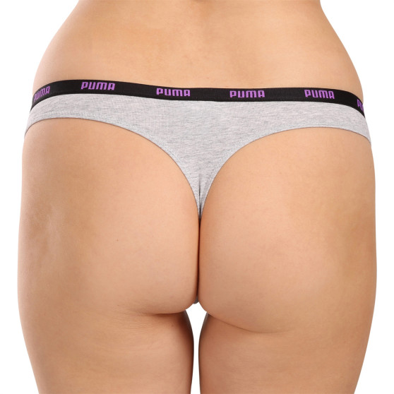 3PACK Tanga para mulher Puma multicolorido (503008001 004)