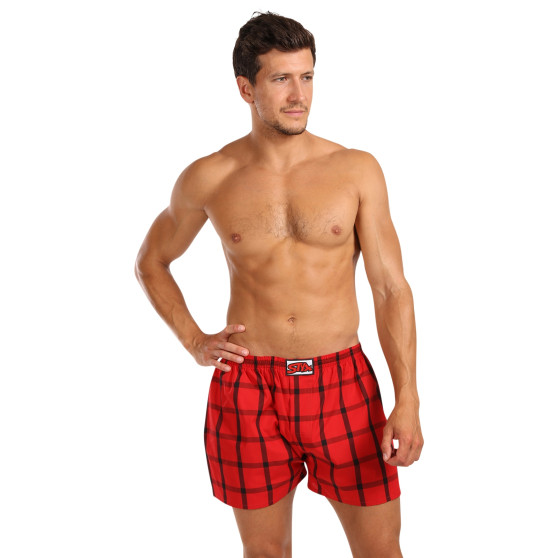 3PACK Boxers para homem Styx borracha clássica multi-coloured (3A103123)