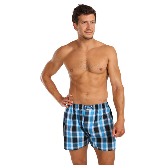 3PACK Boxers para homem Styx borracha clássica multi-coloured (3A103456)