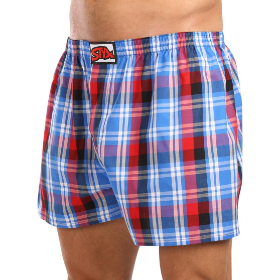 3PACK Boxers para homem Styx borracha clássica multi-coloured (3A103789)