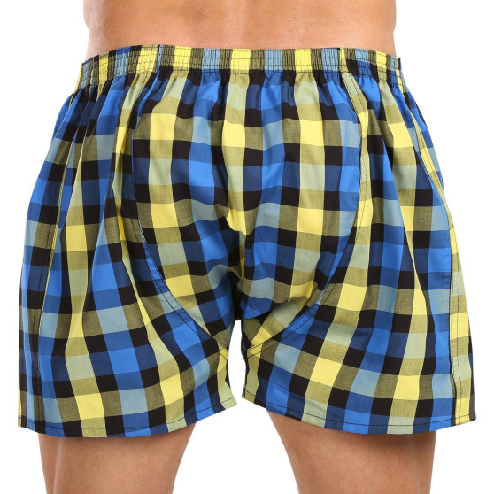 3PACK Boxers para homem Styx borracha clássica multi-coloured (3A103890)