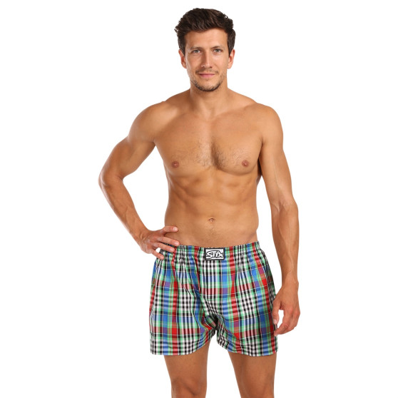 5PACK Boxers para homem Styx borracha clássica multi-coloured (5A103640)