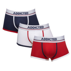 3PACK Calções boxer para homem Addicted multicolor (AD1009P-3COL)