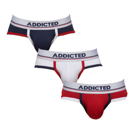 3PACK cuecas para homem Addicted multicolor (AD1008P-3COL)