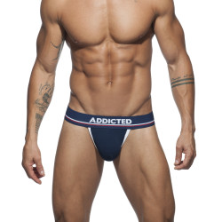 Tanga para homem Addicted azul push up (AD711-09)