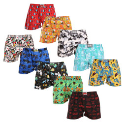 10PACK Boxers para homem Styx arte clássica borracha multicolorido (10A147374790789)