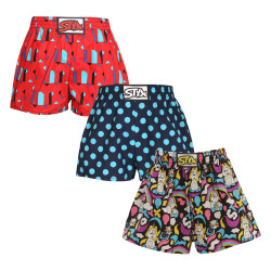 3PACK Boxers para criança Styx arte clássica borracha multicolorido (3J11819)