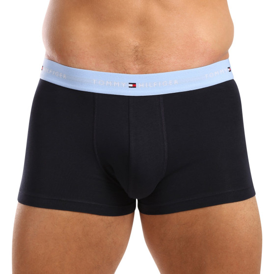 3PACK Boxers para homem Tommy Hilfiger azul escuro (UM0UM02763 0XM)