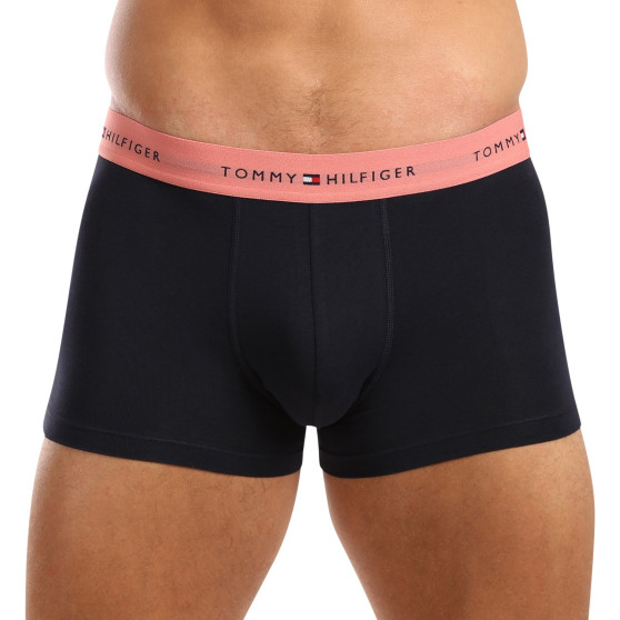 3PACK Boxers para homem Tommy Hilfiger azul escuro (UM0UM02763 0XM)