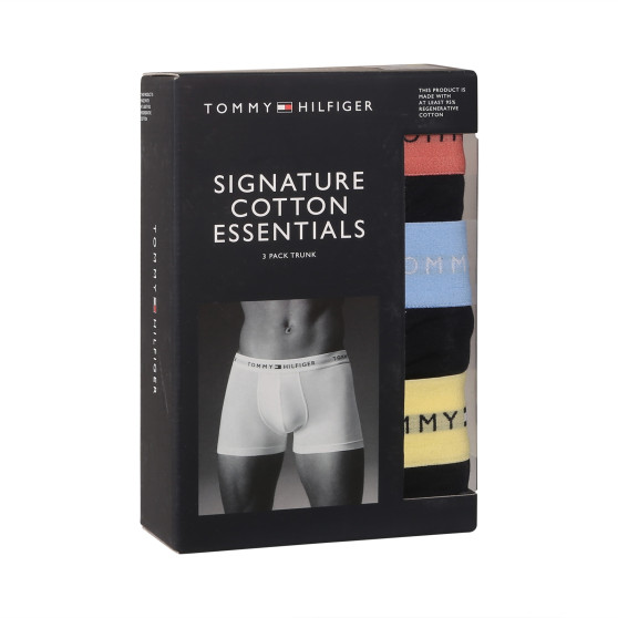 3PACK Boxers para homem Tommy Hilfiger azul escuro (UM0UM02763 0XM)