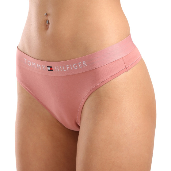 Tanga para mulher Tommy Hilfiger rosa ( UW0UW04146 TJ5)