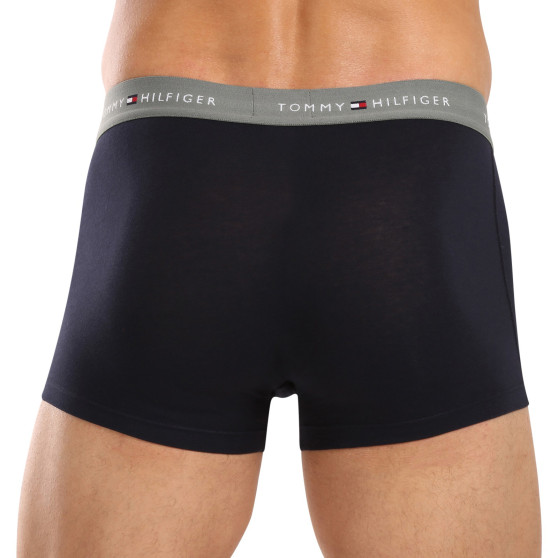 3PACK Boxers para homem Tommy Hilfiger azul escuro (UM0UM02763 0T9)