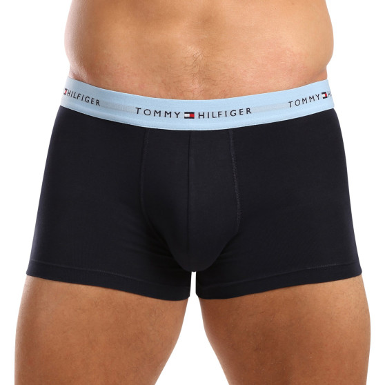 3PACK Boxers para homem Tommy Hilfiger azul escuro (UM0UM02763 0T9)