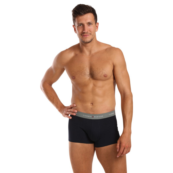 3PACK Boxers para homem Tommy Hilfiger azul escuro (UM0UM02763 0T9)