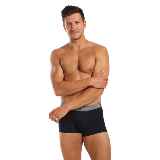 3PACK Boxers para homem Tommy Hilfiger azul escuro (UM0UM02763 0T9)