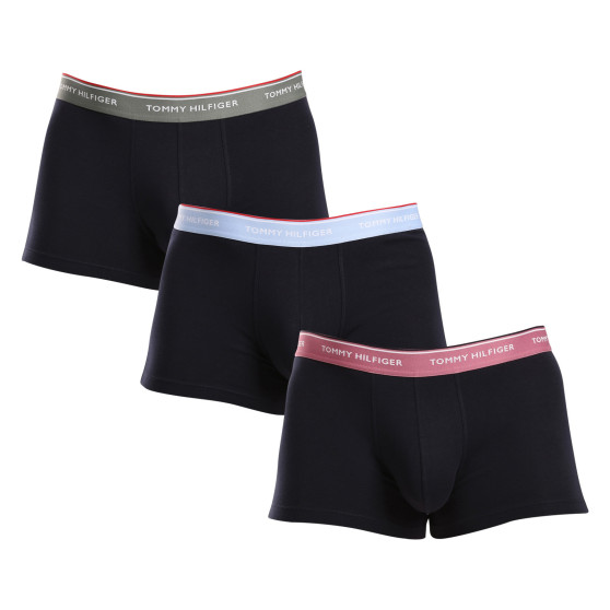 3PACK Boxers para homem Tommy Hilfiger azul escuro (UM0UM01642 0XV)