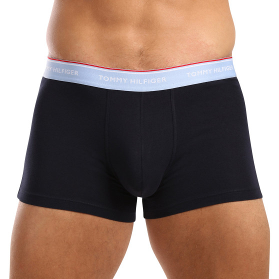 3PACK Boxers para homem Tommy Hilfiger azul escuro (UM0UM01642 0XV)