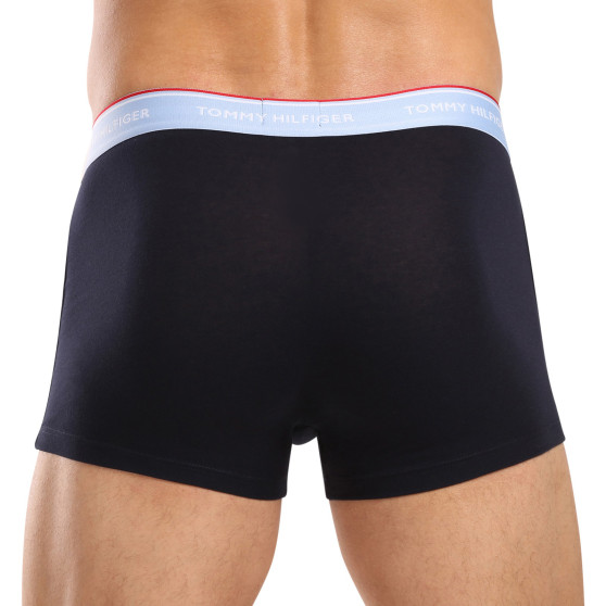 3PACK Boxers para homem Tommy Hilfiger azul escuro (UM0UM01642 0XV)