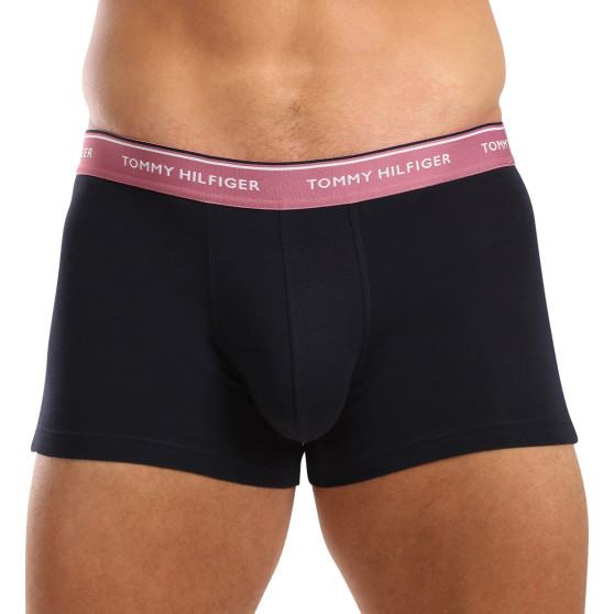 3PACK Boxers para homem Tommy Hilfiger azul escuro (UM0UM01642 0XV)