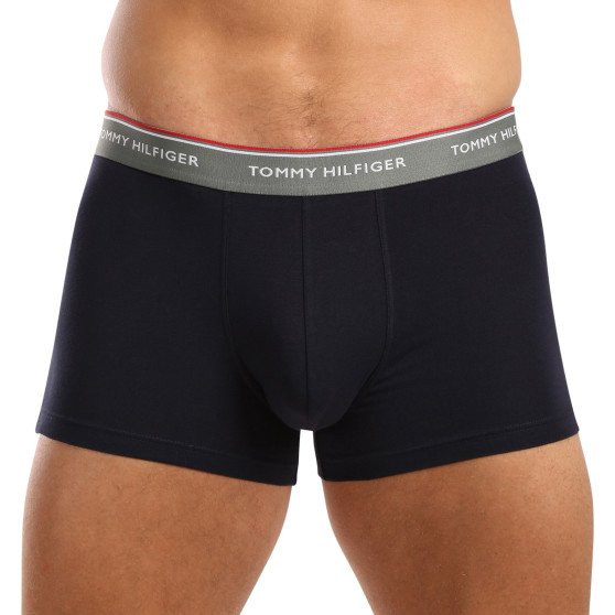 3PACK Boxers para homem Tommy Hilfiger azul escuro (UM0UM01642 0XV)