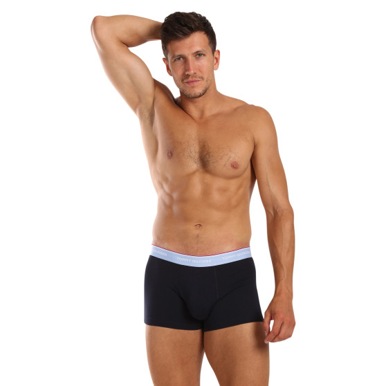 3PACK Boxers para homem Tommy Hilfiger azul escuro (UM0UM01642 0XV)