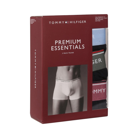 3PACK Boxers para homem Tommy Hilfiger azul escuro (UM0UM01642 0XV)