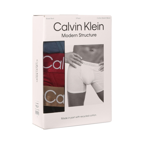 3PACK Boxers para homem Calvin Klein multicolorido (NB2971A-MCI)