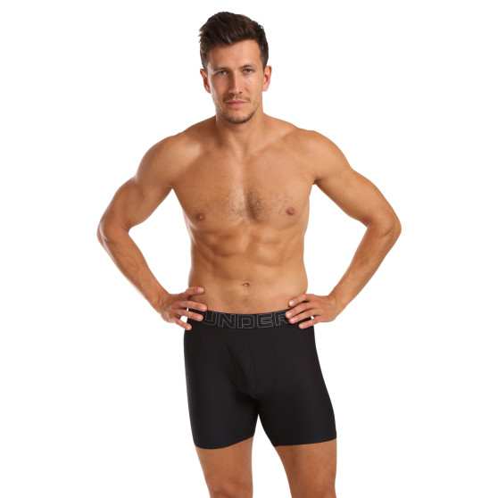 3PACK Boxers para homem Under Armour preto (1383884 001)